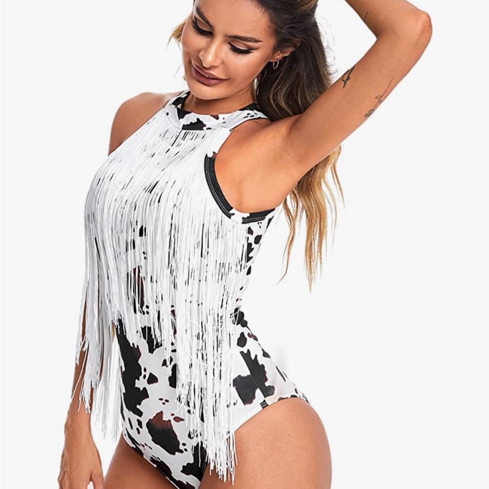 Bodycon Halter Bodysuit-never worn! - Picture 3 of 4